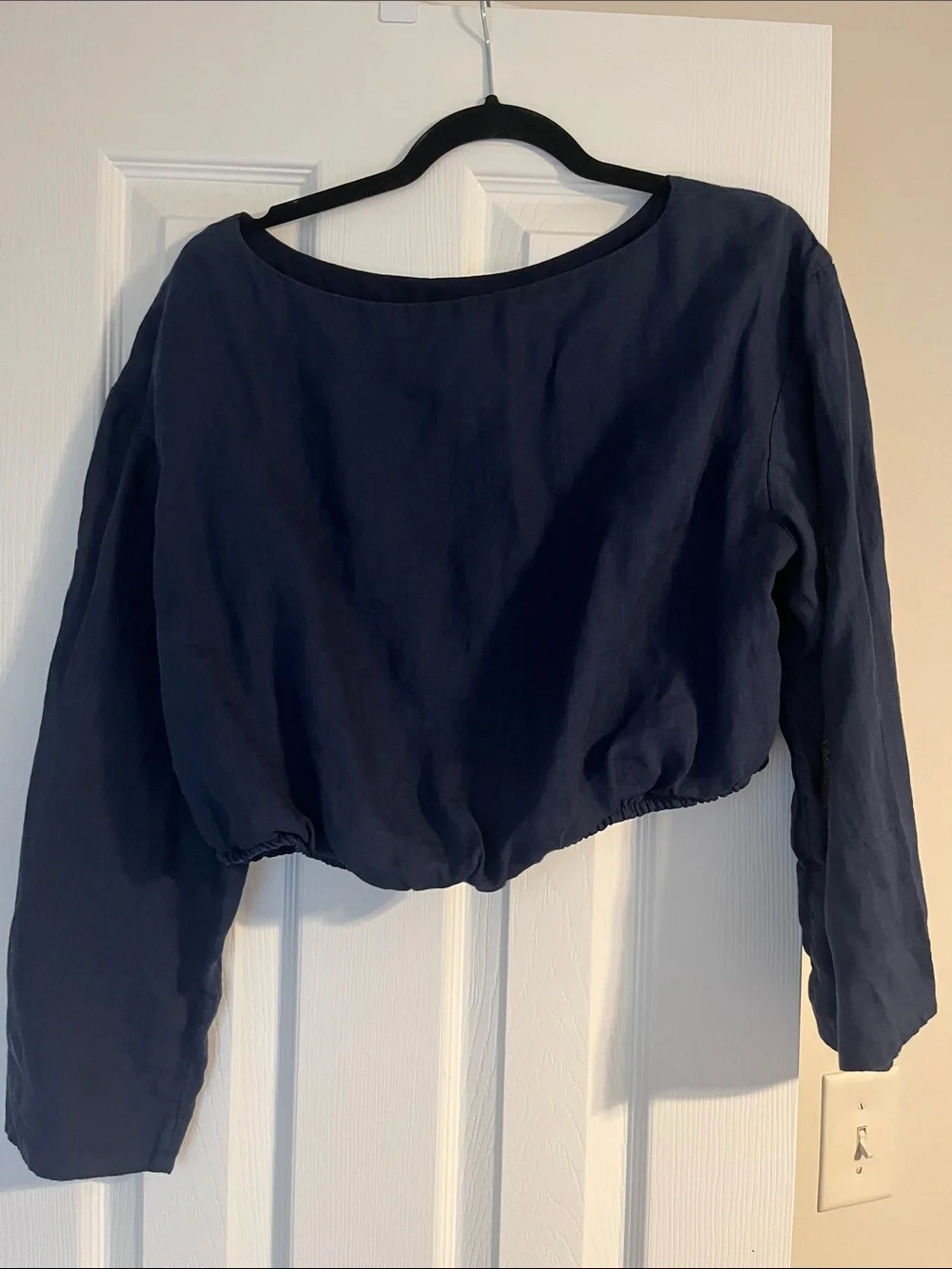 J. Crew layering hem ramie